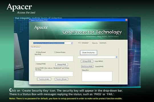 Apacer CoreProtector Instructional Video