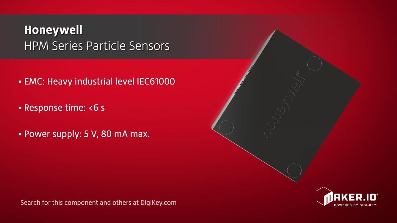 Honeywell HPM Series Particle Sensors | Maker Minute