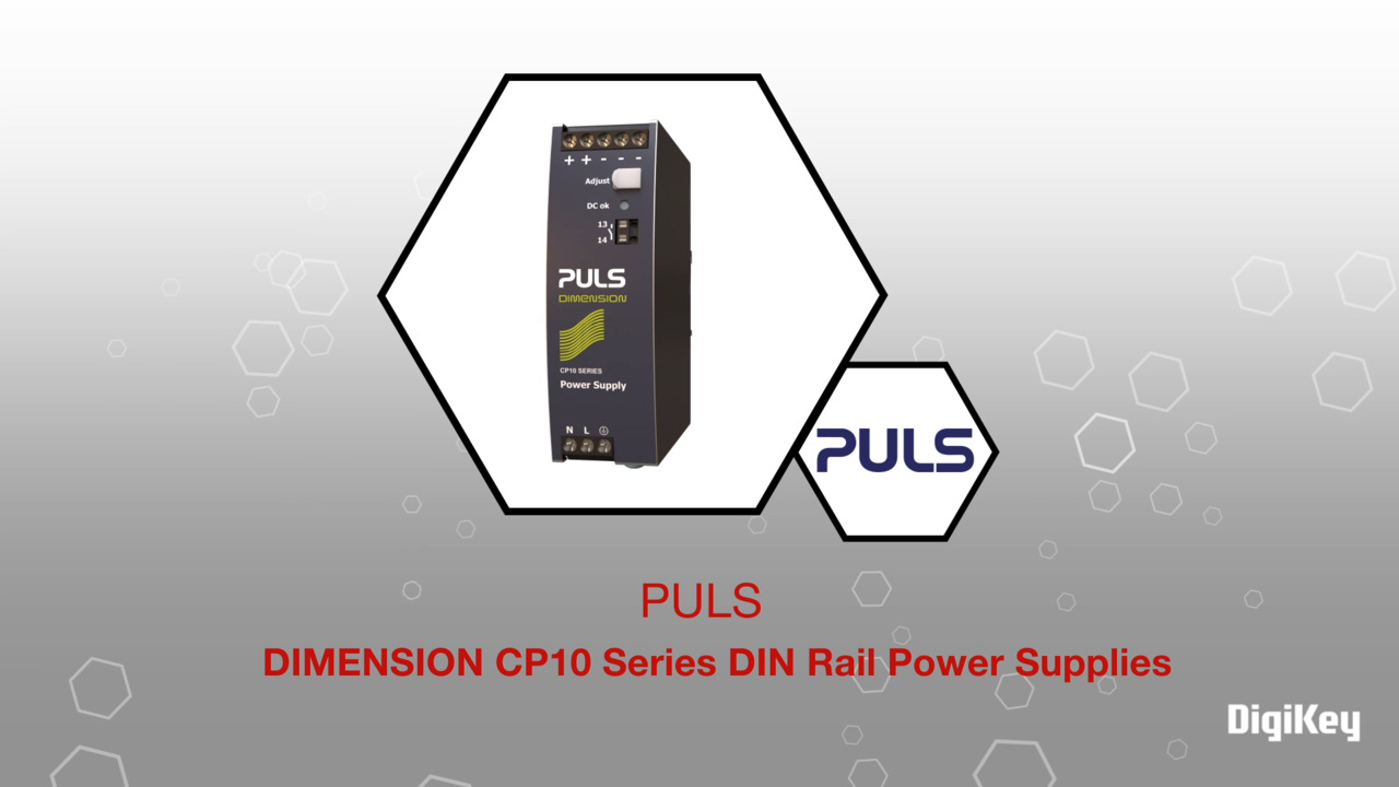 PULS DIMENSION CP10 Series DIN Rail Power Supplies | Datasheet Preview