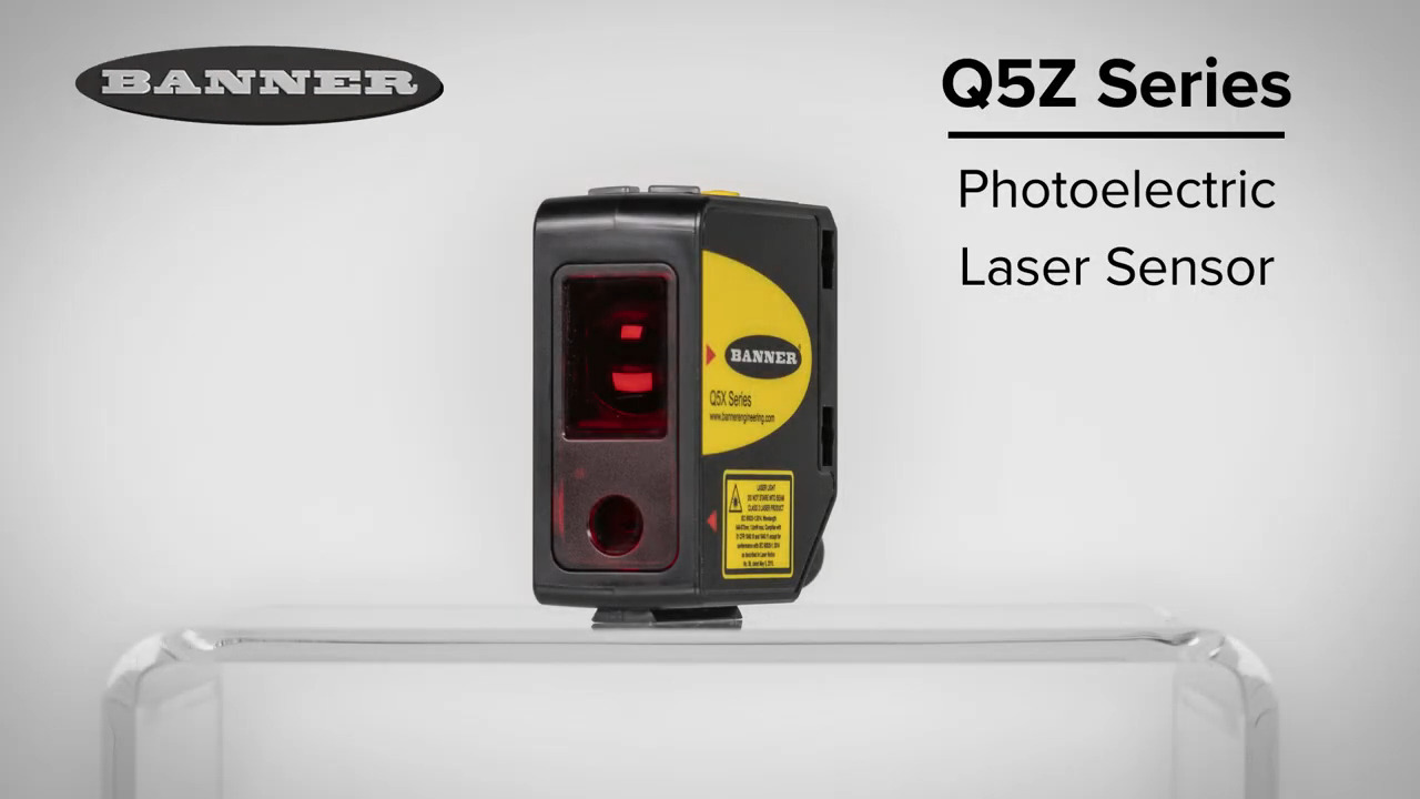 Banner Q5Z Series Photoelectric Laser Sensor