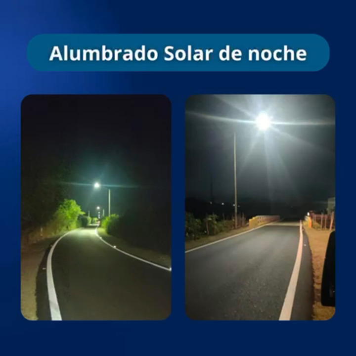 Commercial solar street light project in Puerto Rico using the Stealth II solar street light rated for 180 mph winds. Hurricane-proof salt water resistant solar lighting.