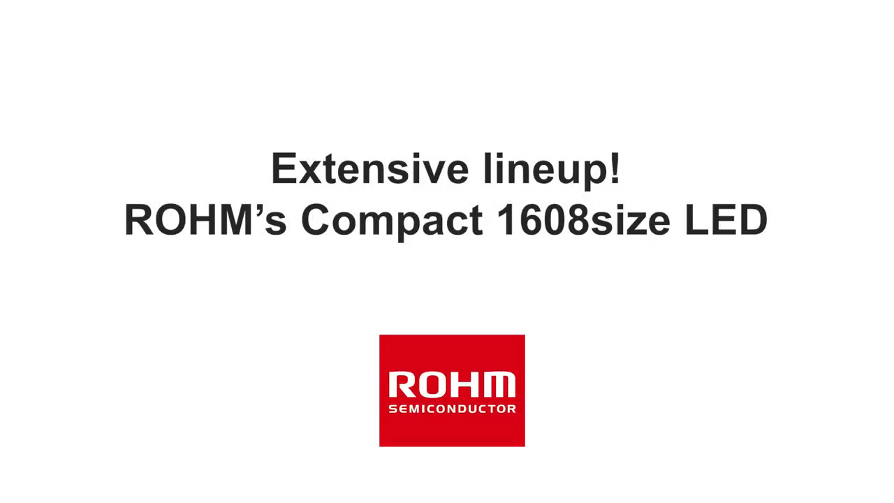 Rohm 1608 Size LEDs