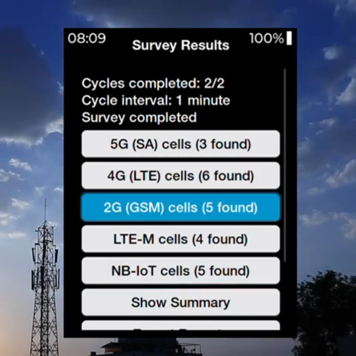 SNYPER-5G Graphyte How to perform a 5G (SA) scan