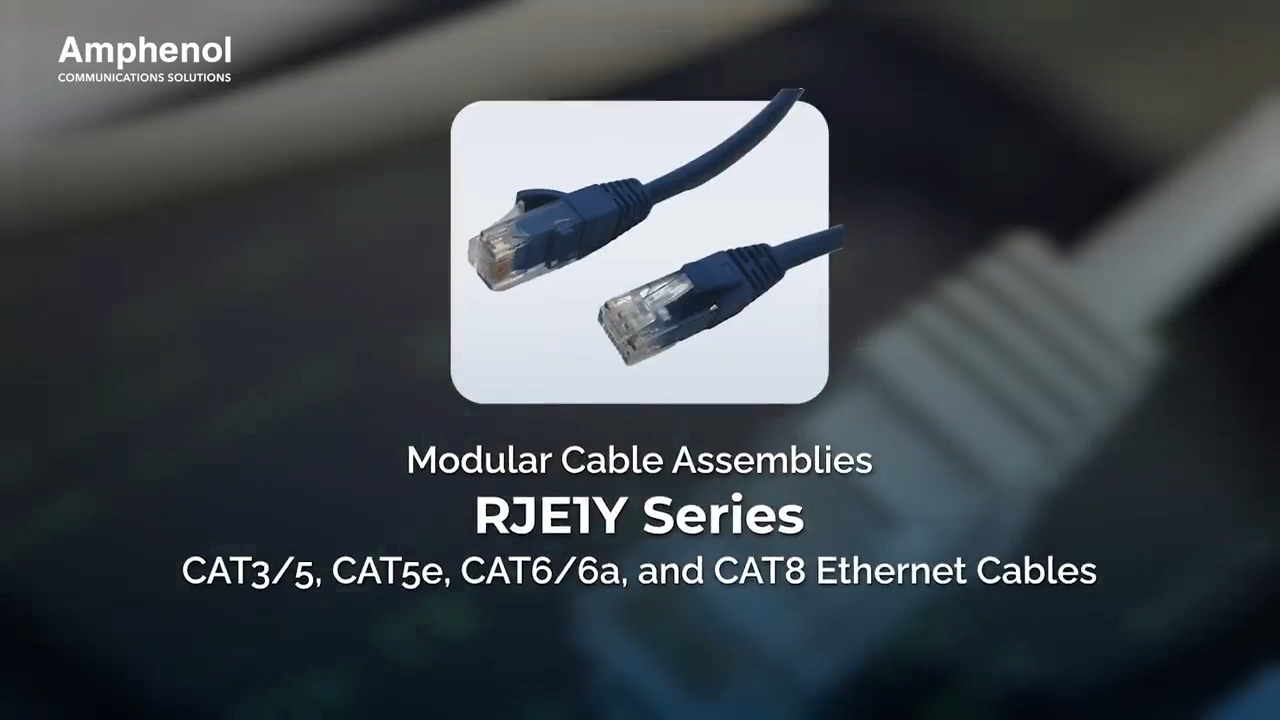 RJE1Y Series Modular Cable Assemblies – Amphenol