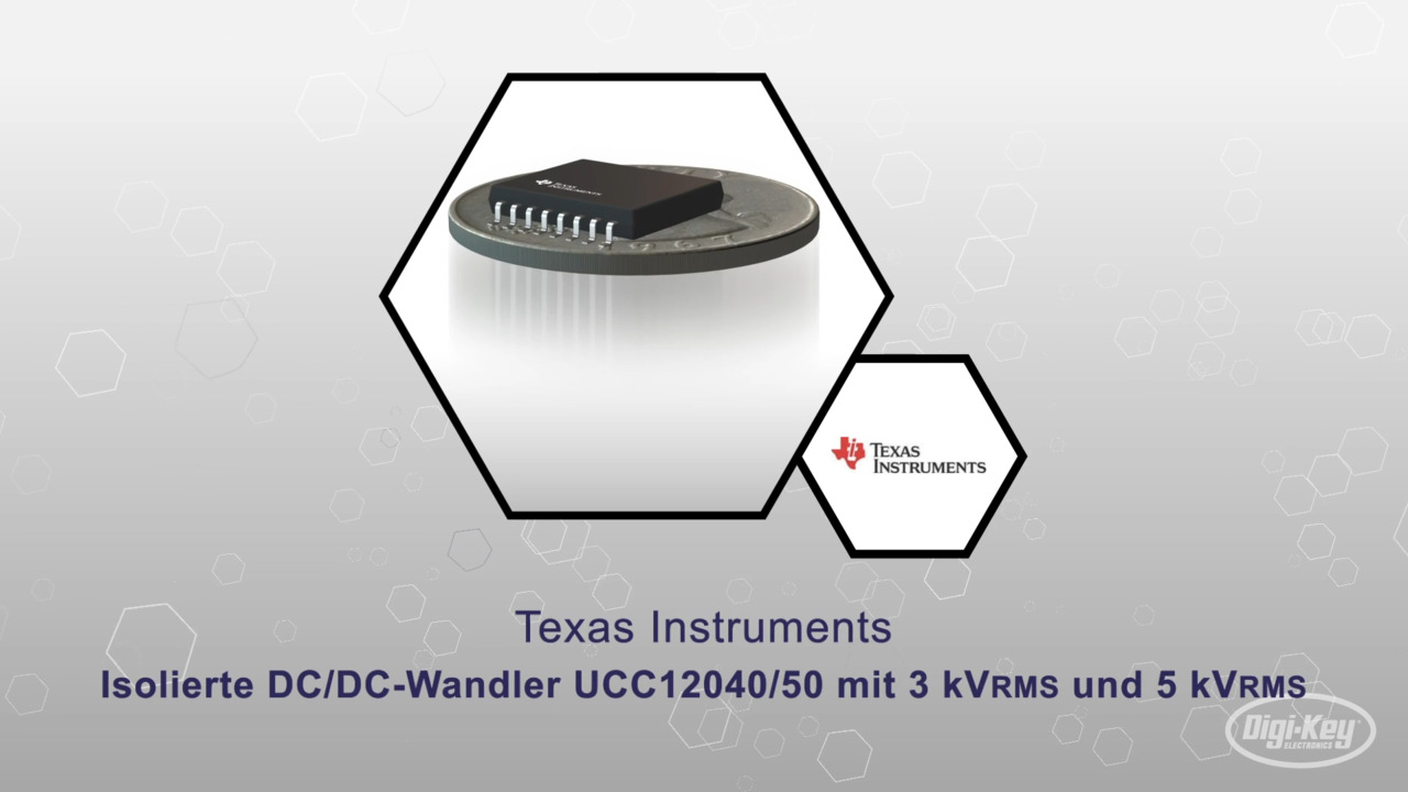 UCC12040/50 3 kVRMS and 5 kVRMS Isolated DC/DC Converters | Datasheet Preview