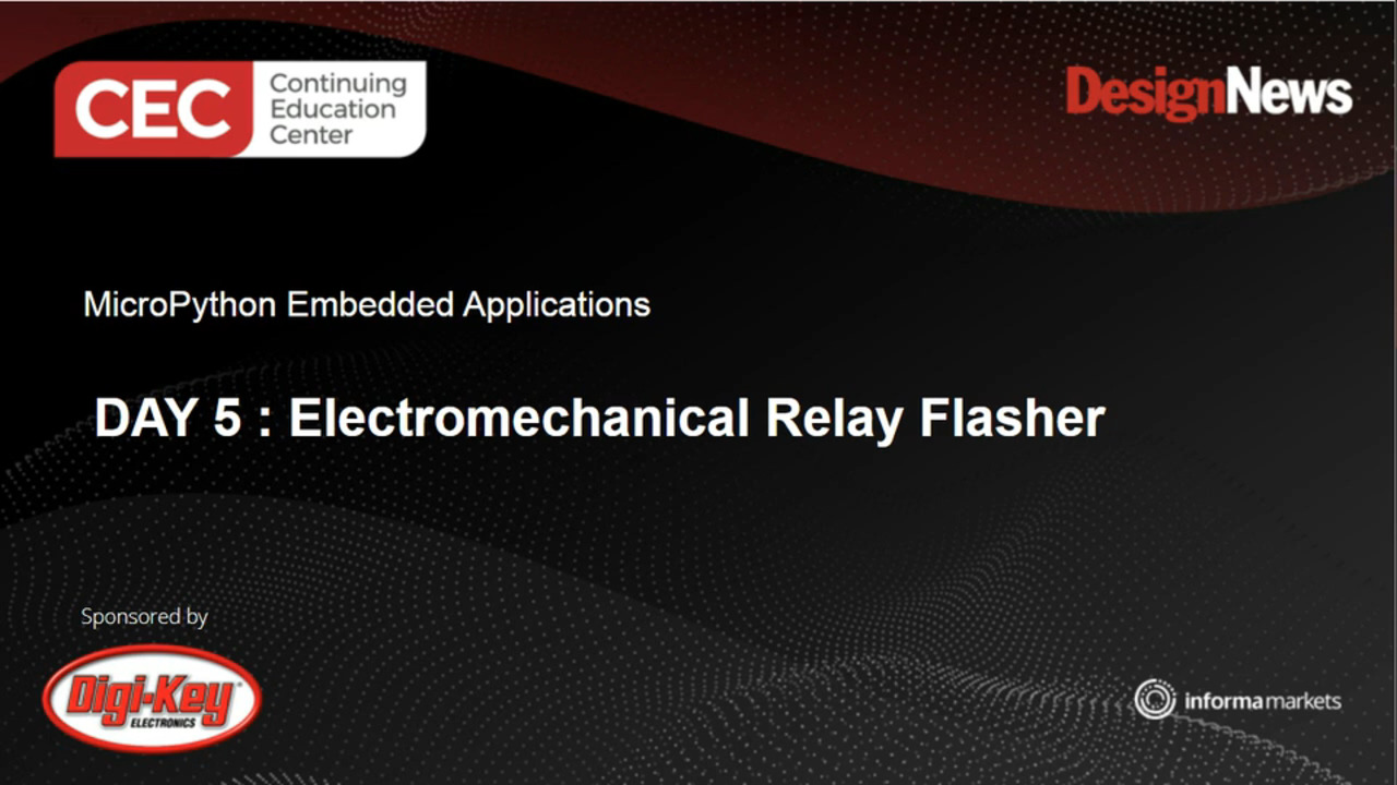 MicroPython Embedded Applications Series – Day 5