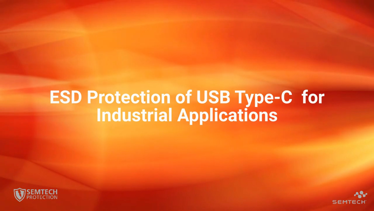 ESD Protection of USB Type-C for Industrial Applications