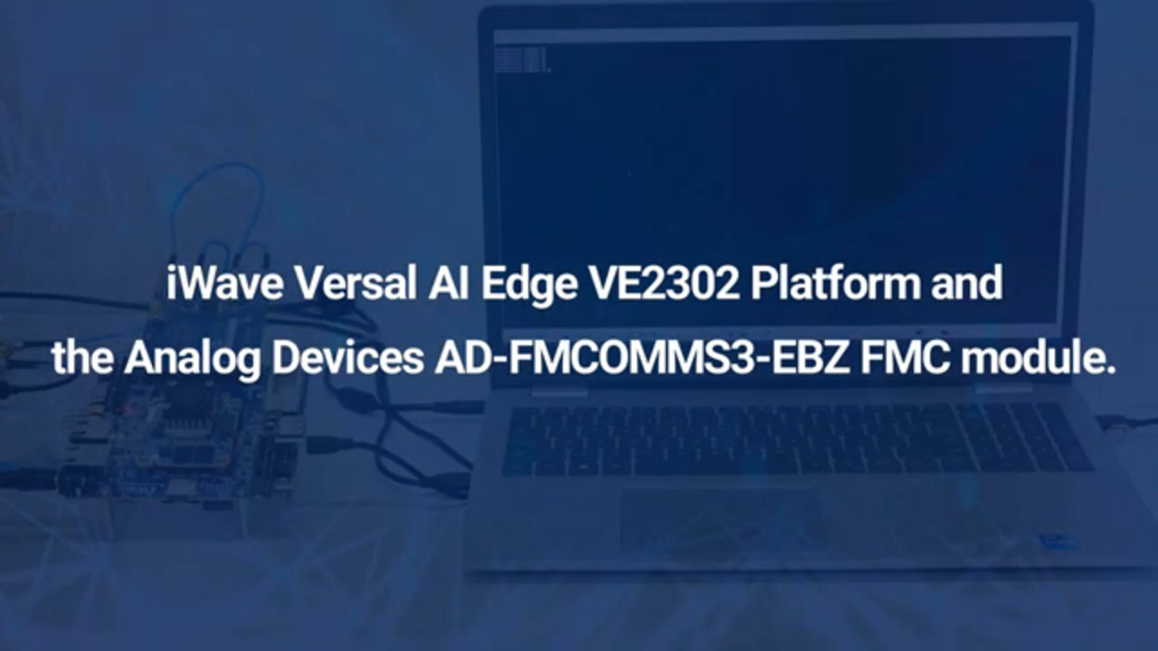 ADI AD9361 RF Transceiver on iWave Versal AI Edge & Zynq MPSoC DevKit