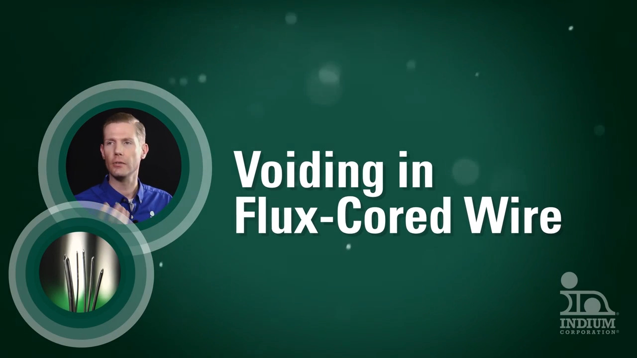 Voiding in Flux-Cored Wire from Indium