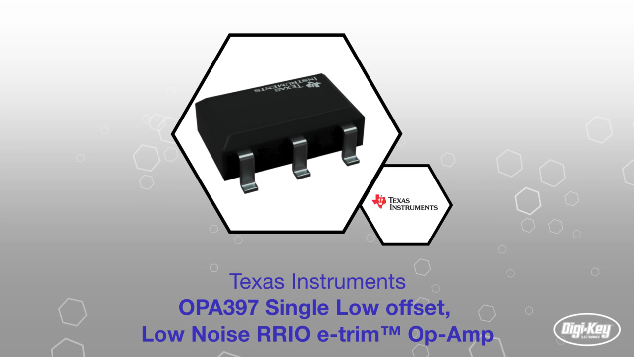 OPA397 Single Low offset, Low Noise RRIO e-trim™ Op-Amp | Datasheet Preview