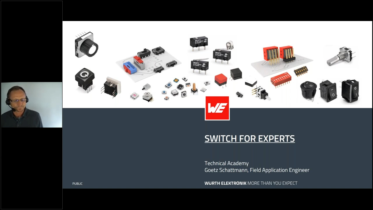 WEbinar Partnered with DigiKey: Switches for Experts – How to Choose a Switch for your Application