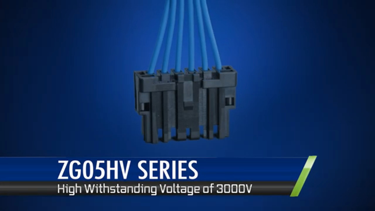 ZG05HV Series, High-Voltage Wire-to-Board Connector: Size: 0.5, Pitch: 3.3mm