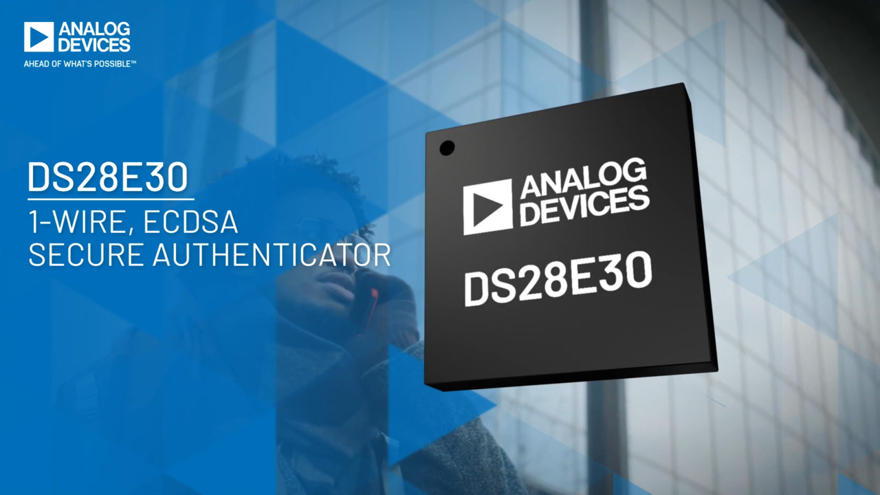 DS28E30 1-Wire(R) ECDSA Secure Authenticator