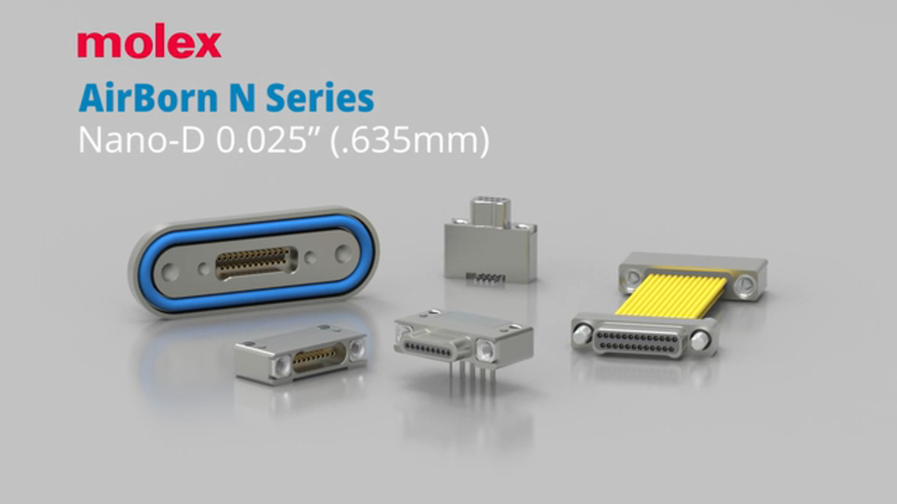 AirBorn - A Molex Company: N Series Nano D Connectors