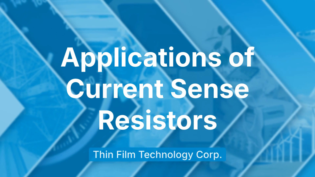 Applications of Current Sense Resistors