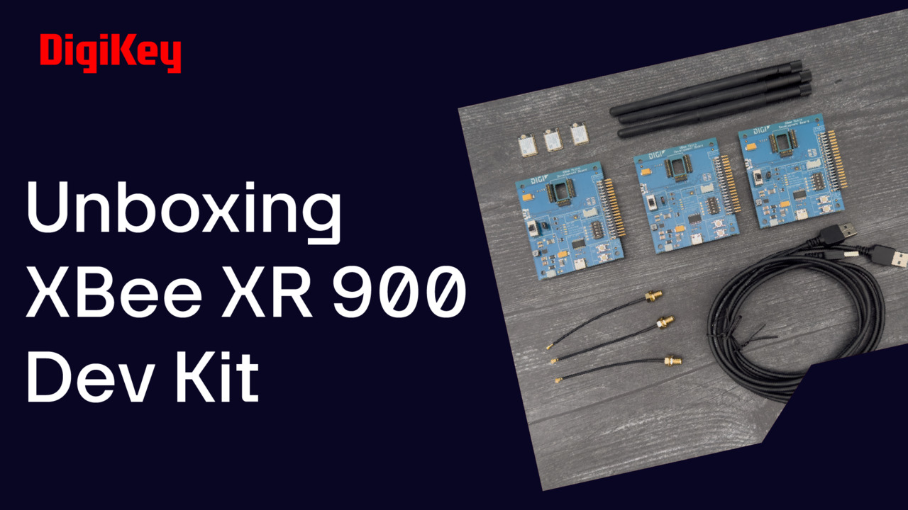 We take a look at the XBee XR 900 Development Kit from Digi. With a line of sight range up to 10.5 miles, the XBee XR is well suited for creating point-to-point or mesh networks in agriculture and energy applications.