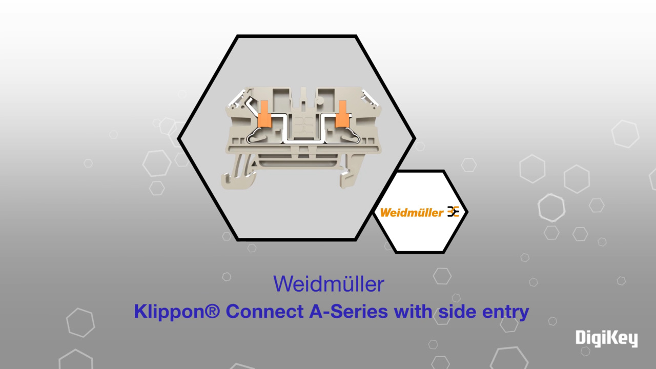 Weidmüller Klippon® Connect A-Series with side entry | Datasheet Preview