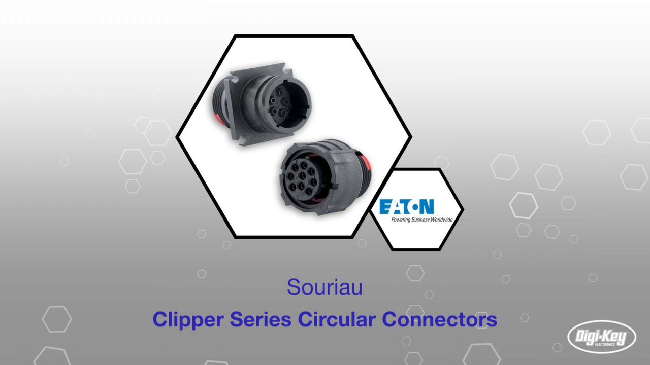 Souriau USA-Clipper Series Circular Connectors | Datasheet Preview