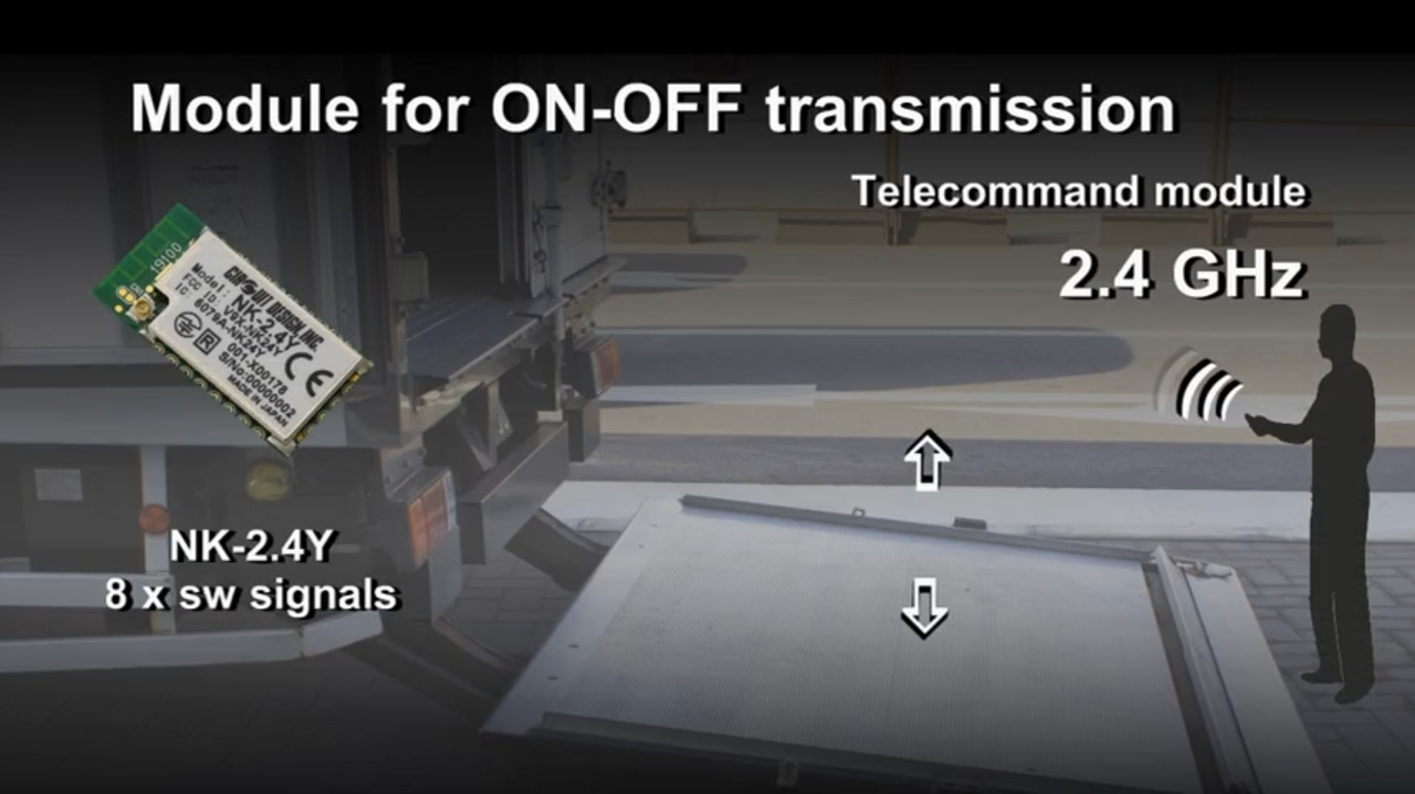 2.4 GHz telecommand module NK-2.4Y