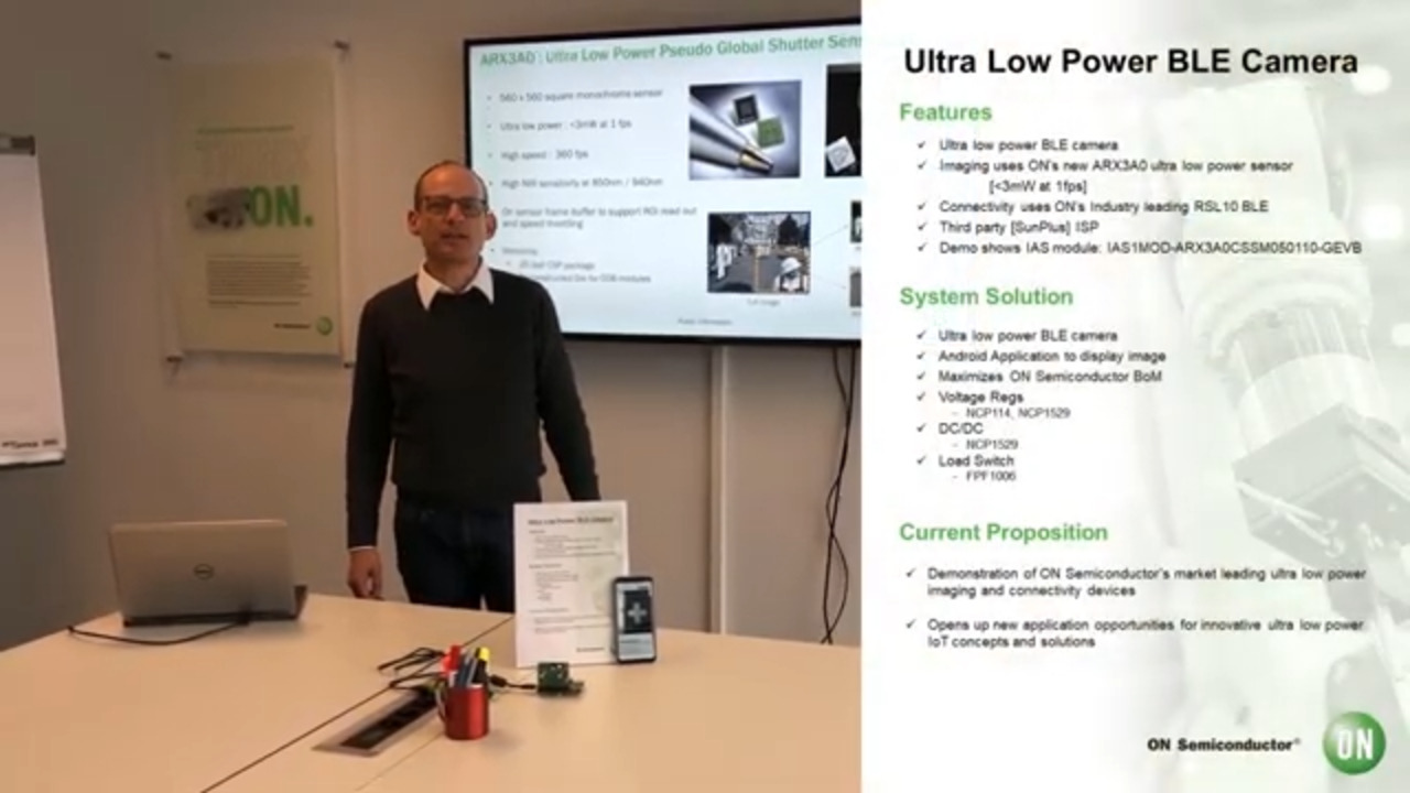 Ultra-Low Power Pseudo Global Shutter Sensor Demo