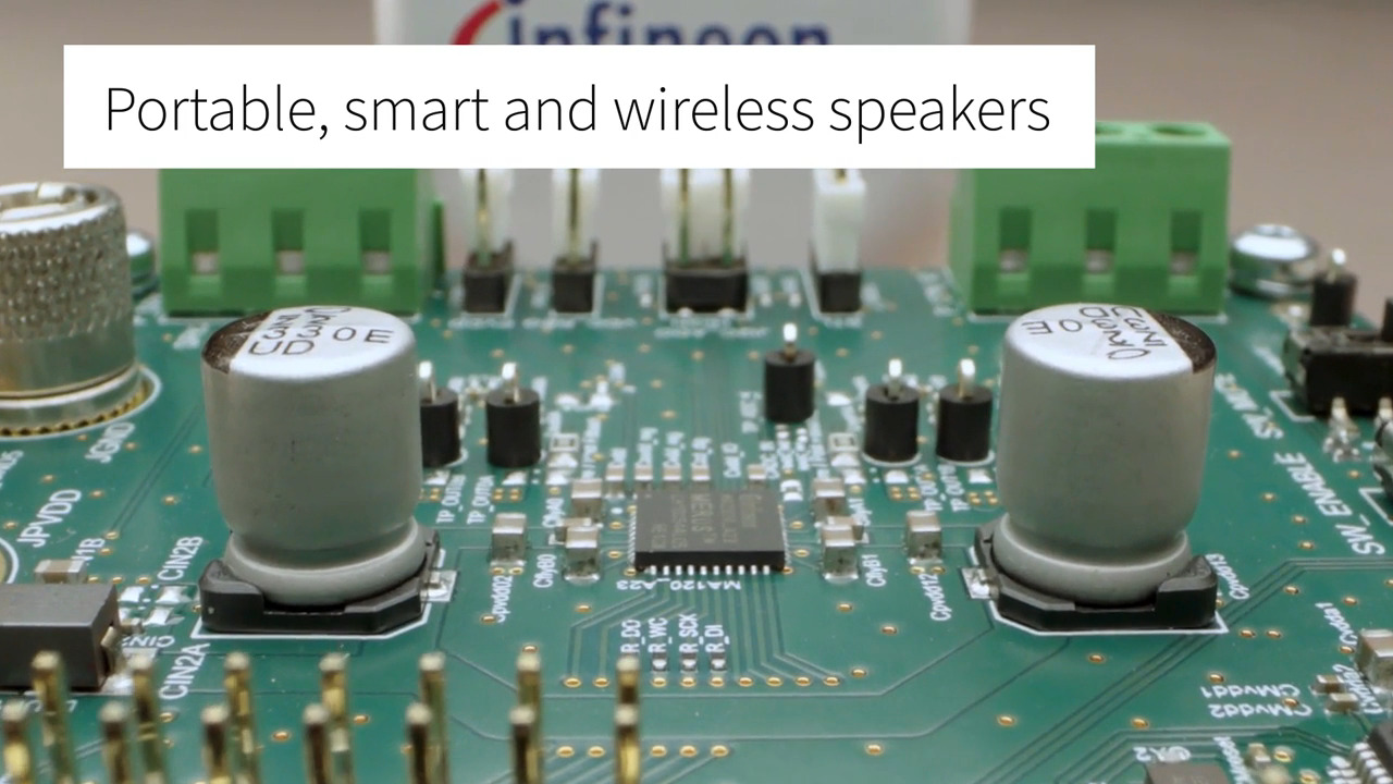 Infineon's MERUS™ 2nd generation multilevel class D audio amplifiers