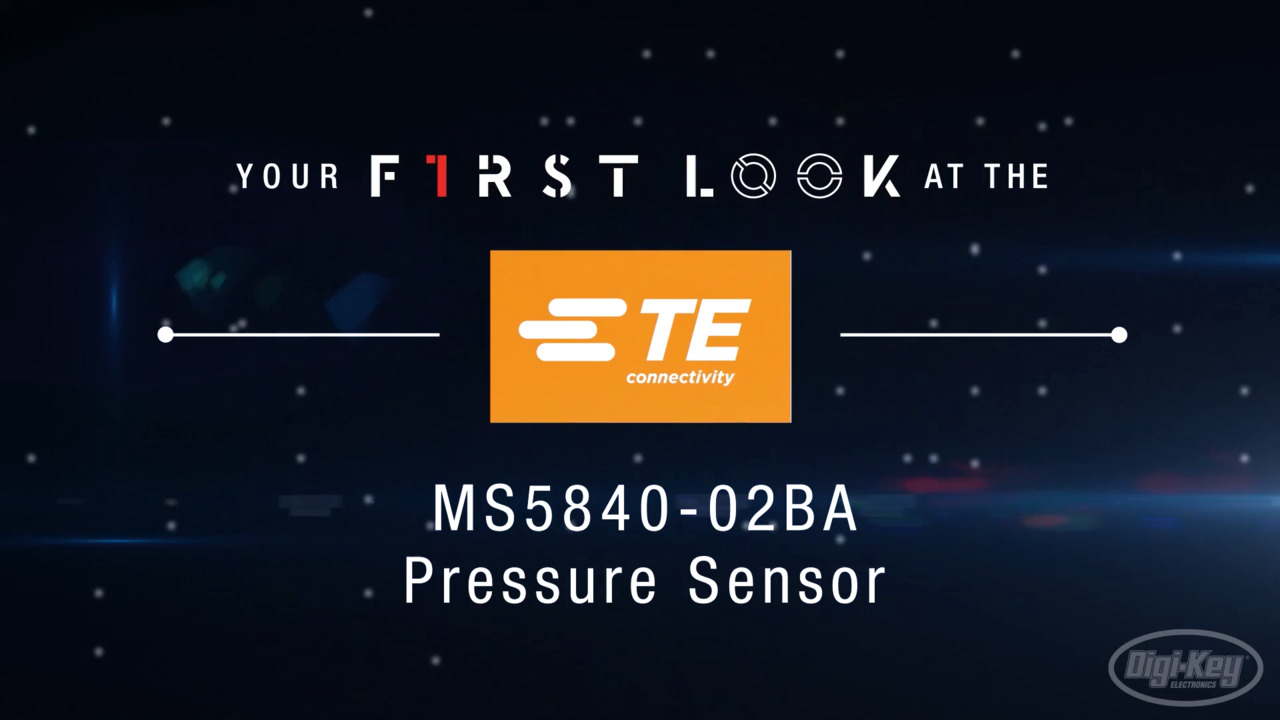 TE Connectivity MS5840-02BA Pressure Sensor First Look Video