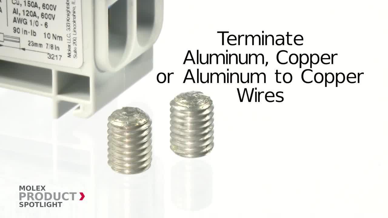 Molex - Product Spotlight - High-Current Universal-Clamp Terminal Blocks