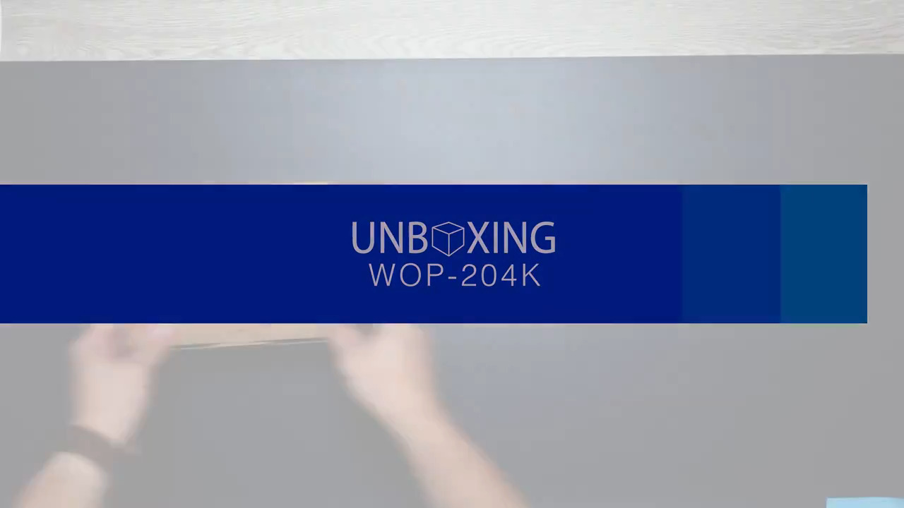 Unboxing the WOP-204K 4.3" WebOP Touch Panel