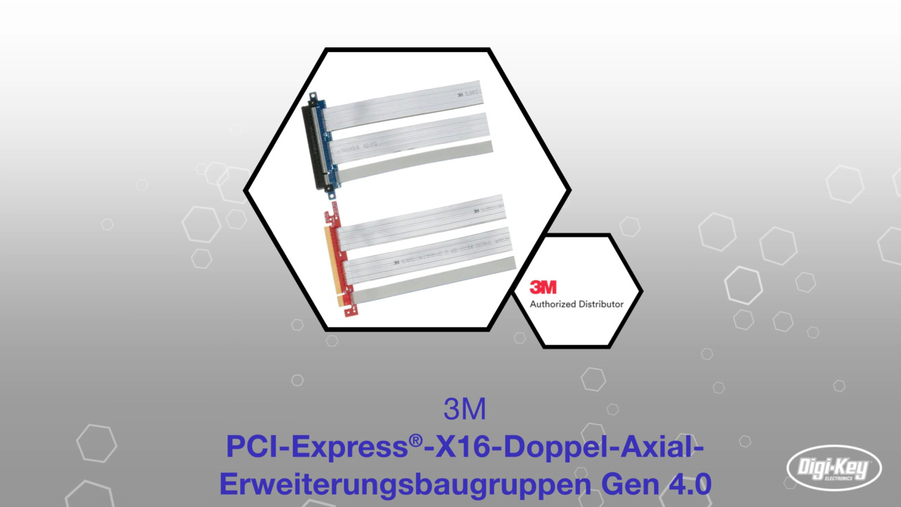 PCI-Express®-X16-Doppel-Axial-Erweiterungsbaugruppen Gen 4.0 | Datasheet Preview