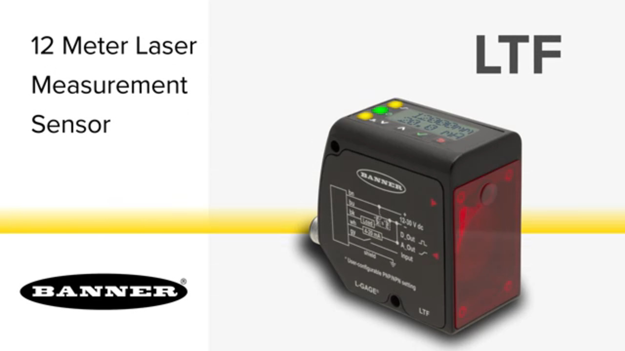 Banner LTF Laser Measurement Sensors