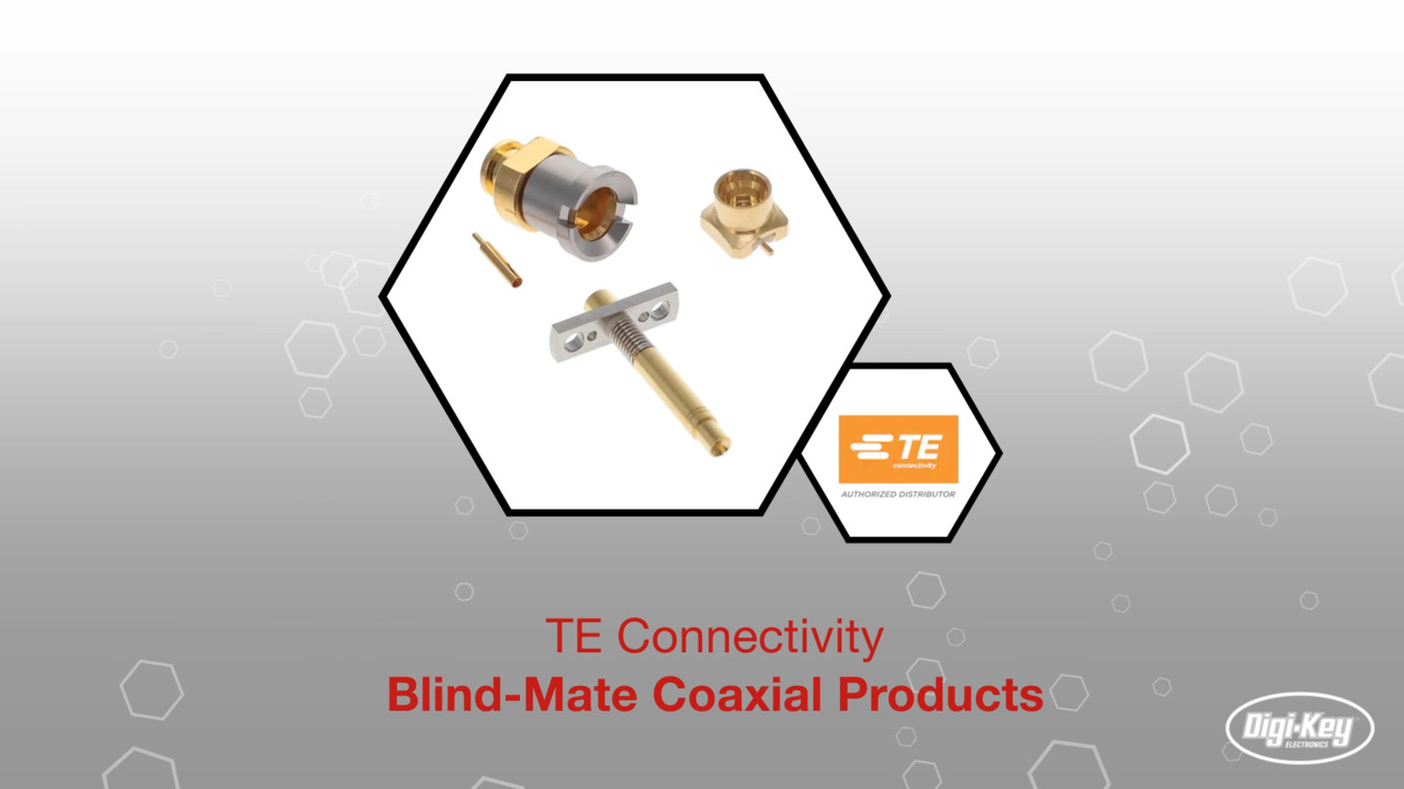 TE Connectivity Blind-Mate Coaxial Products | Datasheet Preview