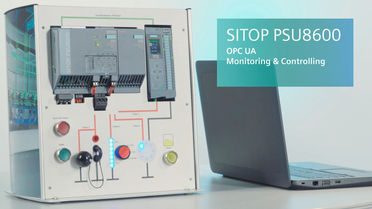 SITOP power supplies with OPC UA - Video 3 Monitoring & Controlling