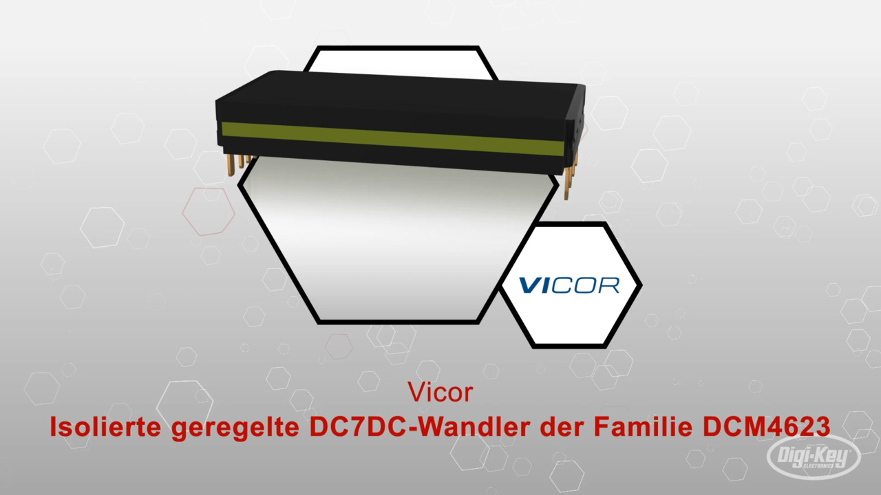 Isolierte geregelte DC7DC-Wandler der Familie DCM4623 | Datasheet Preview