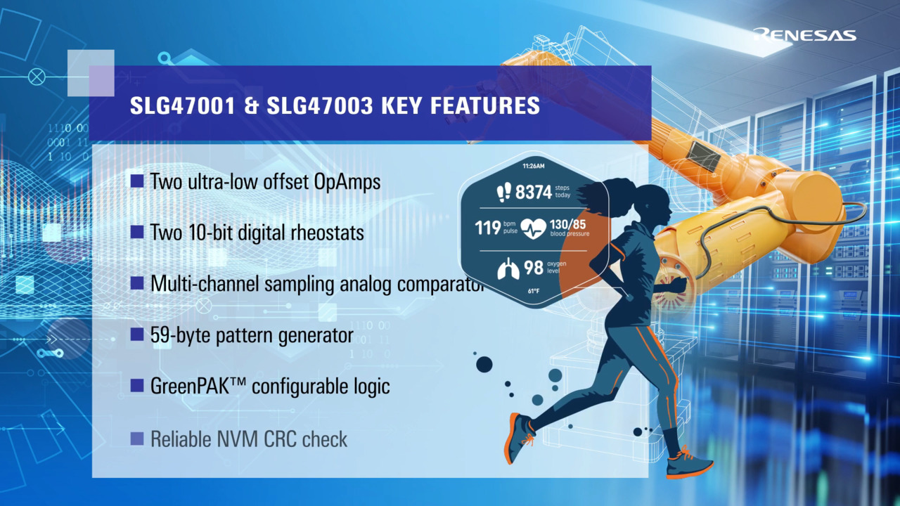 Introduction to the Renesas AnalogPAK SLG47001 & SLG47003 – With Analog Features