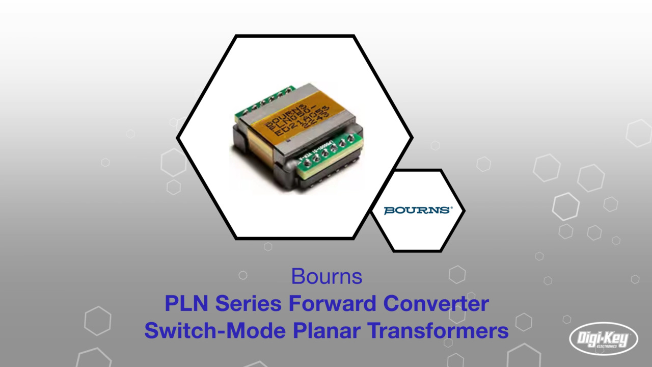 Bourns Inc. PLN Series Forward Converter Switch-Mode Planar Transformers | Datasheet Preview