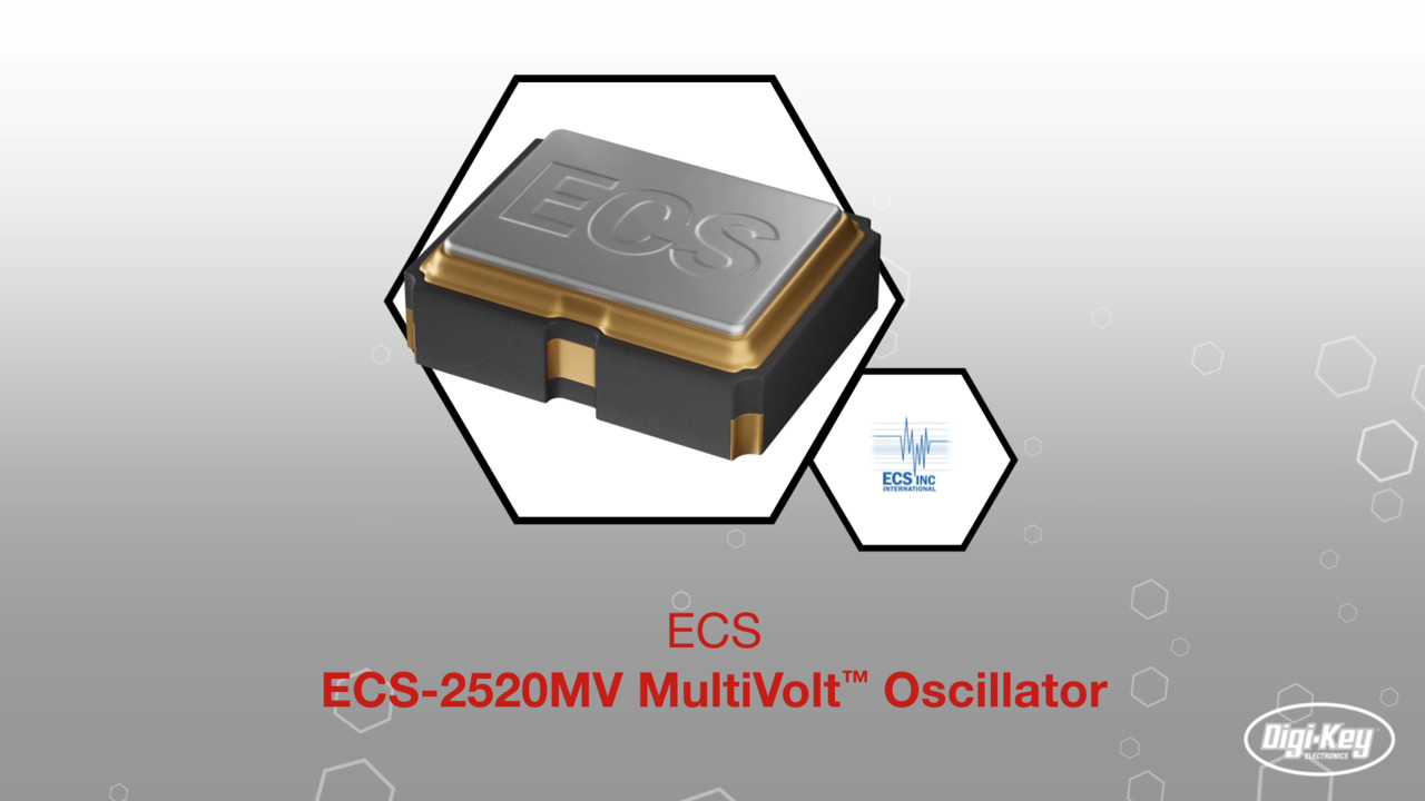 ECS-2520MV MultiVolt™ Oscillator | Datasheet Preview