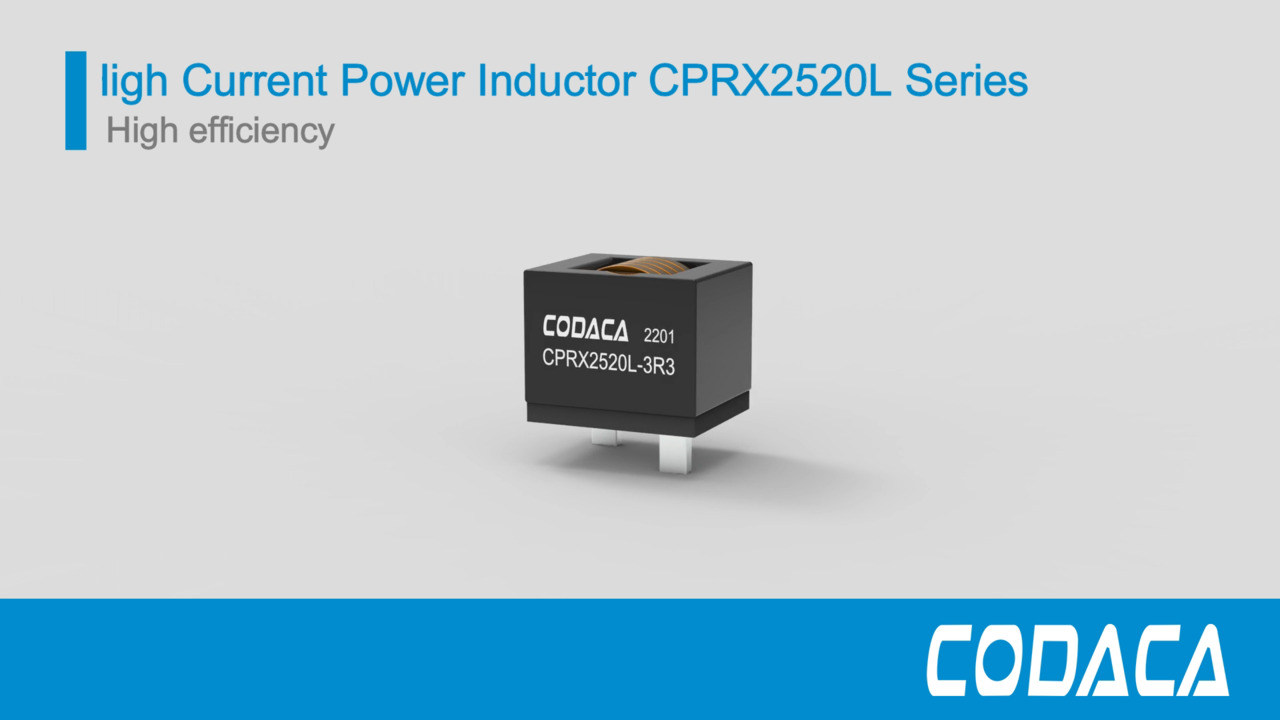 CPRX Series High reliable power inductors enhance power efficiency