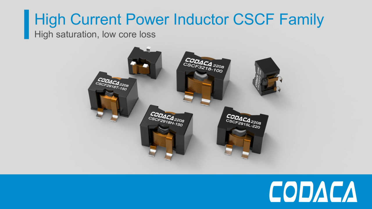 CODACA CSCF series Mn-Zn High Current Power Inductor