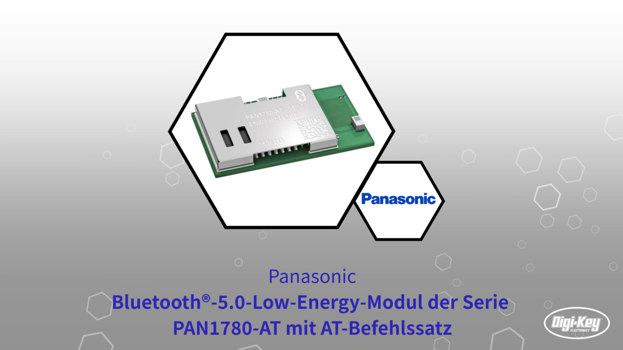 Bluetooth®-5.0-Low-Energy-Modul der Serie PAN1780-AT mit AT-Befehlssatz | Datasheet Preview