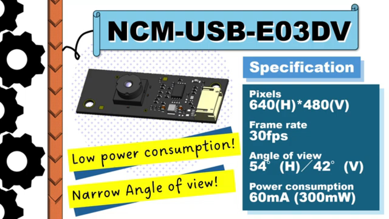 A USB output Color camera modules