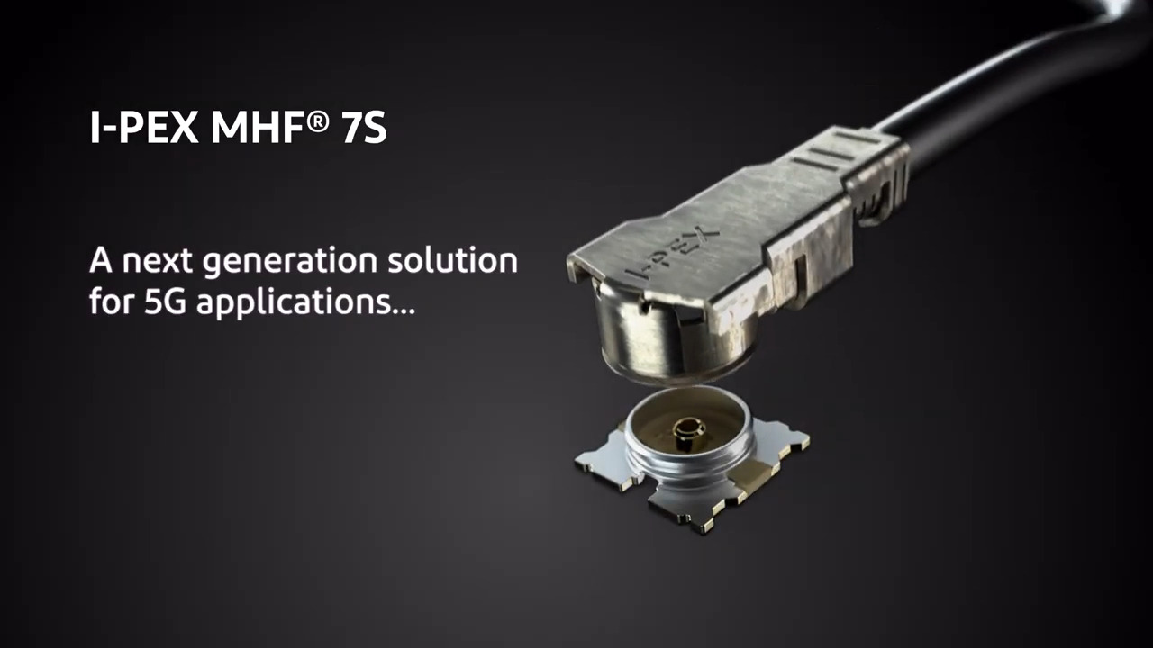 MHF® 7S / Excellent EMC Performance with Fully-Shielded Design RF Connector / I-PEX