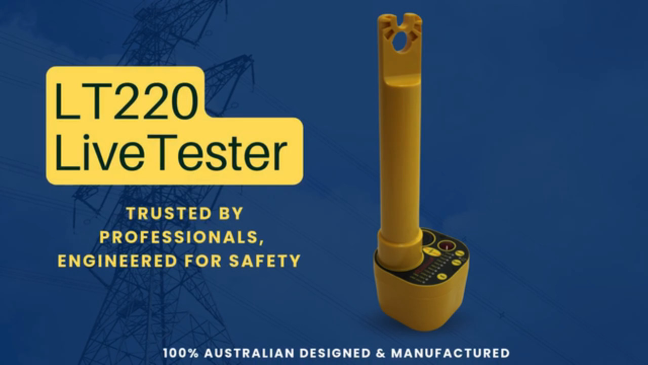 High Voltage Detector – StarLogixs LT220 LiveTester Non-Contact Voltage Detector