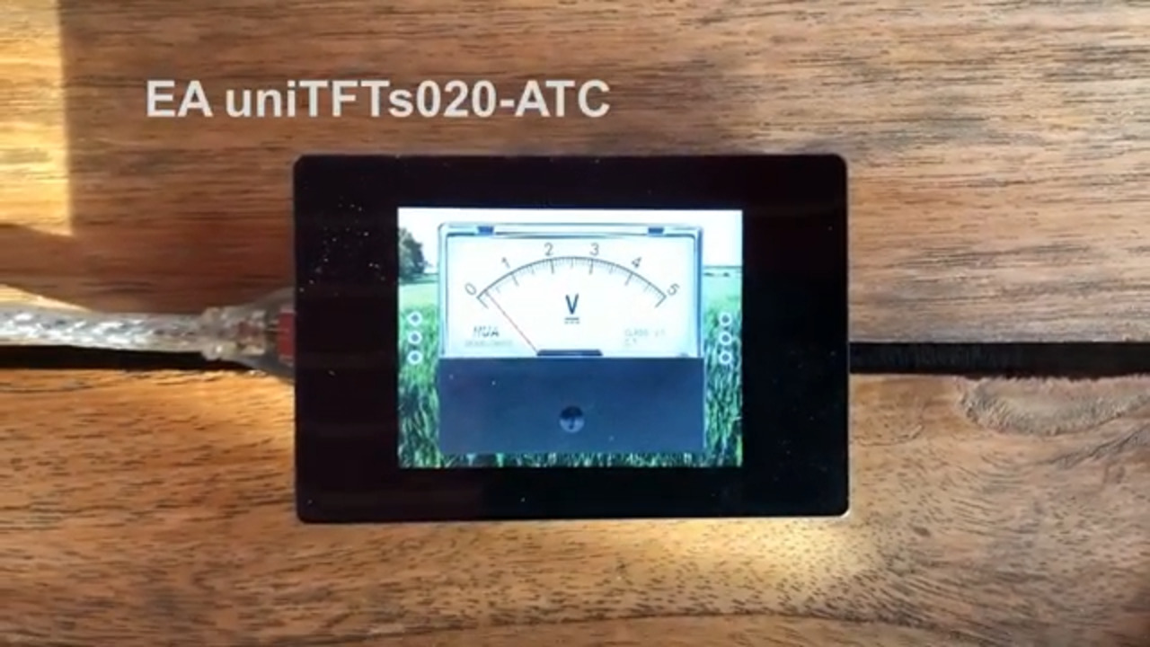 EA uniTFTs - Sunlight Readability (Intelligent IPS/AACS  2" PCAP display)