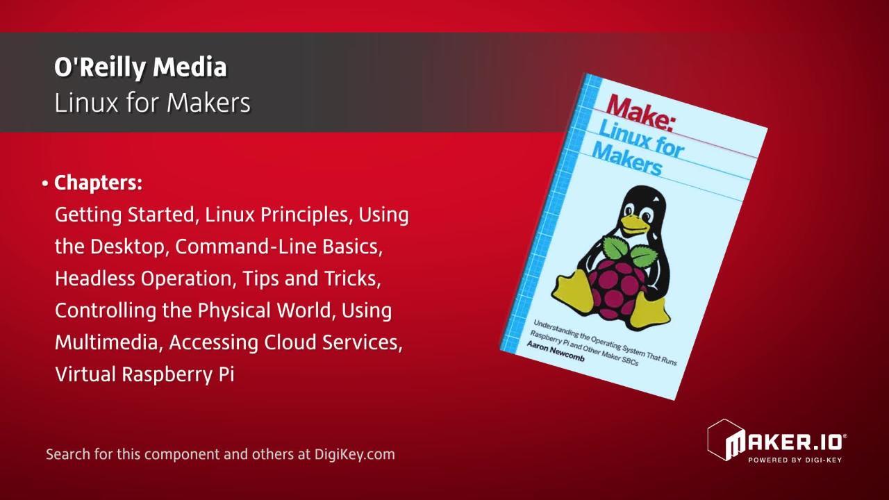 O'Reilly Media Linux for Makers | Maker Minute