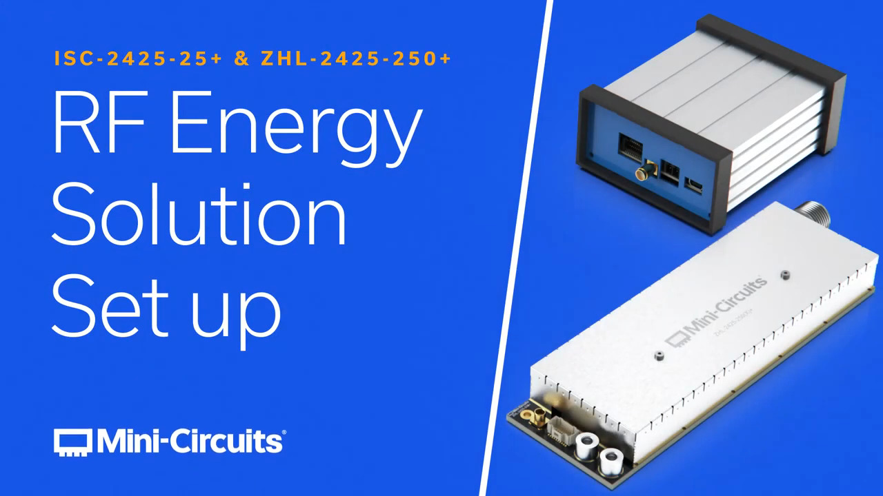 Turnkey System for 2.4 - 2.5 GHz ISM RF & Microwave Energy Applications