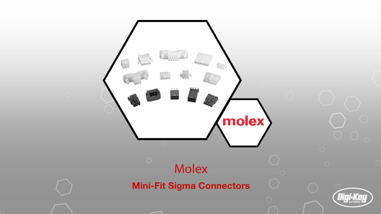 Mini-Fit Sigma Connectors | Datasheet Preview