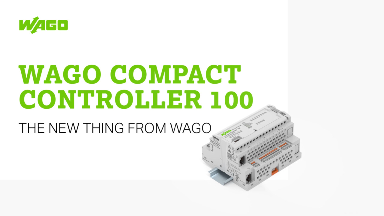 Discover how WAGO’s Compact Controller 100 is ideal for your small-scale application