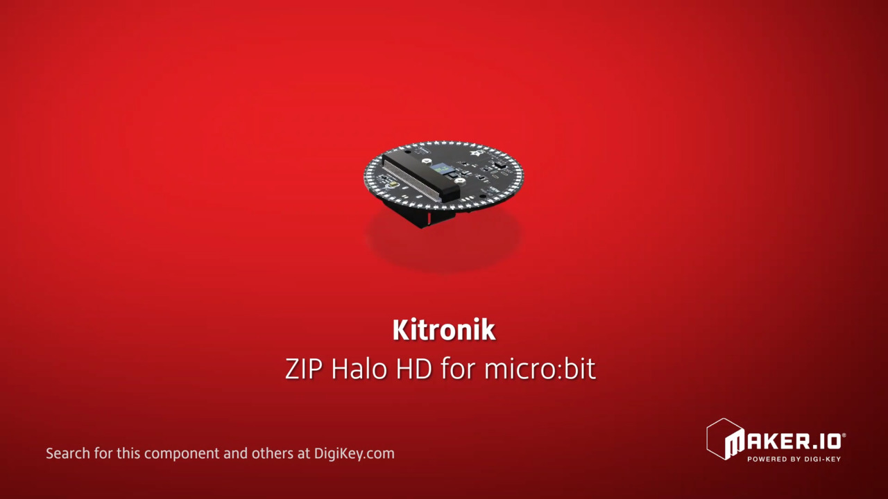 Kitronik ZIP Halo HD board for the BBC for micro:bit | Maker Minute