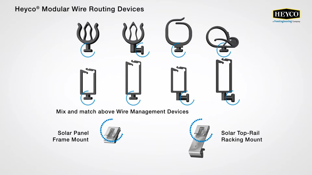 Heyco Modular Wire Routing Devices