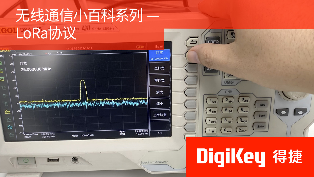 【无线通信小百科系列】LoRa协议 | DigiKey